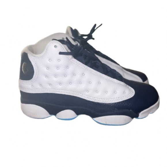 Air Jordan 13 Retro Obsidian White Powder Blue - Picture 4 of 5